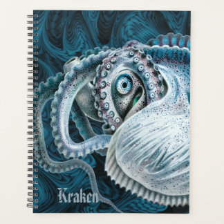 Agenda Nombre de pulpo calamar nautilo argonauta vintage