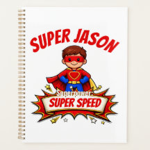 Nombre de superhéroe personalizado para niños y su