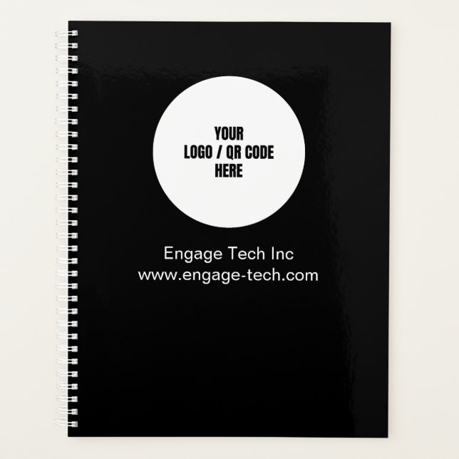 Agenda Nombre del logotipo de la empresa personalizado Ne (Anverso)