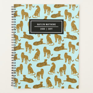 Agenda Nombre del patrón de animales de leopardo elegant