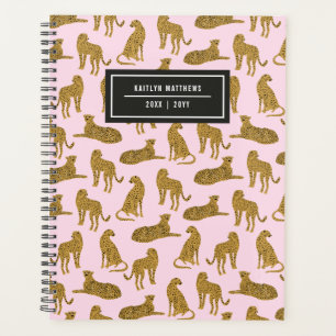 Agenda Nombre del patrón de animales de leopardo elegante