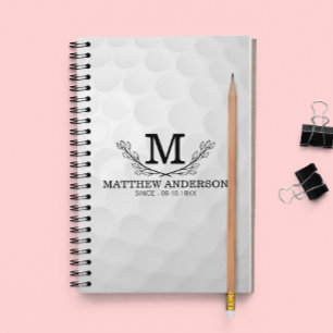 Agenda Nombre del patrón de bola de golf personalizado Mo