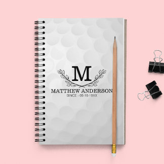 Agenda Nombre del patrón de bola de golf personalizado Mo