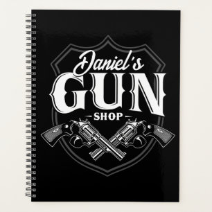 Agenda NOMBRE Personalizado Antiguos Revólveres Tienda de