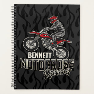 Agenda NOMBRE personalizado Carreras Motocross de ciclism