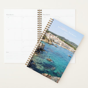 Agenda Nombre personalizado de la foto de viaje del Océan