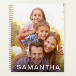 Agenda Nombre personalizado de la foto del personalizado<br><div class="desc">Los planificadores personalizados hacen un gran regalo para cualquier persona. Personaliza con una foto y un nombre para hacer un regalo único para navidades,  cumpleaños o cualquier otra ocasión especial.</div>