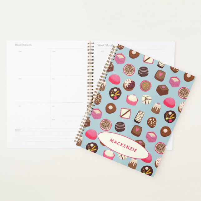Agenda Nombre personalizado de la repostería de dulces de (Demostración)