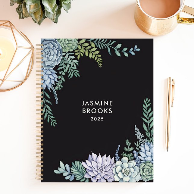 Agenda Nombre personalizado de Succulent Garden 2025 (Subido por el creador)