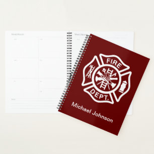 Agenda Nombre personalizado del Departamento de Bomberos