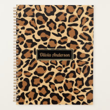 Nombre personalizado del patrón sin foco de leopar