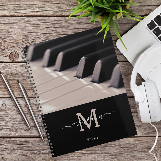 Agenda Nombre personalizado del profesor de música Elegan (Subido por el creador)