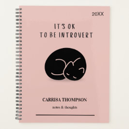Agenda Nombre Personalizado Está Bien Ser Introvertido Ga