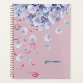 Agenda Nombre personalizado Estética floral tranquila