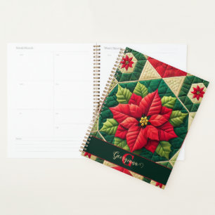 Agenda Nombre Personalizado Festividad Patchwork Floral P