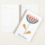 Agenda Nombre personalizado Flor folclórica floral Minima<br><div class="desc">Este planificador personalizado presenta un moderno diseño floral minimalista. El diseño limpio y el arte botánico contemporáneo lo convierten en perfecto para estudiantes,  profesionales y personas ocupadas que aman la moda y el papel funcional. Ideal para programar,  tomar notas y establecer objetivos con un toque personalizado.</div>