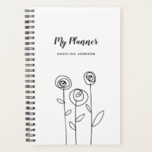 Nombre Personalizado Floral Mínimo