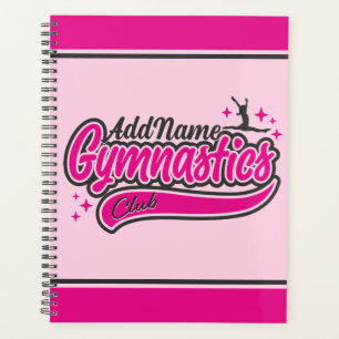 Agenda NOMBRE personalizado Gimnasia de salto dividido de