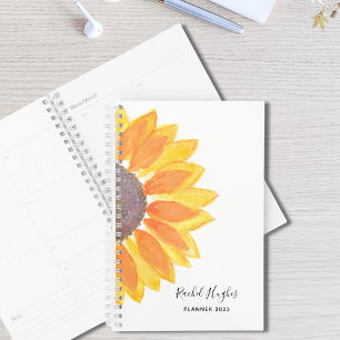 Agenda Nombre personalizado Girasol 2023