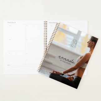 Agenda Nombre personalizado Minimalista Yoga Studio