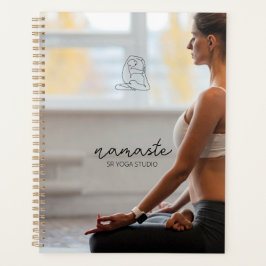 Agenda Nombre personalizado Minimalista Yoga Studio