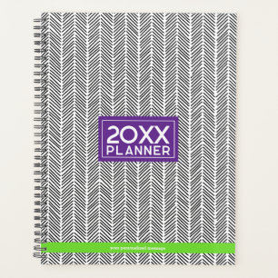 Agenda Nombre personalizado moderno   Viajes personalizad