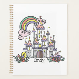 Agenda Nombre personalizado Princess Castle