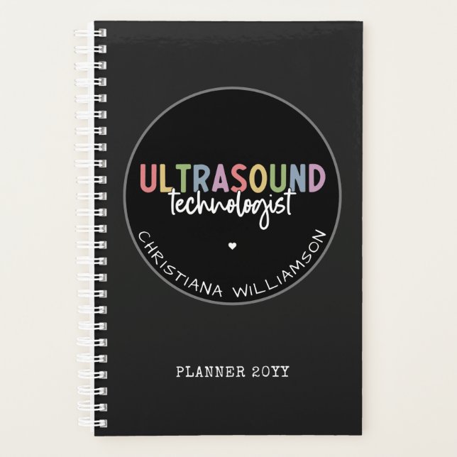 Agenda Nombre personalizado Regalos de Tecnólogos de Ultr (Anverso)