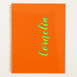 Agenda Nombre verde de primavera 3D amarillo limón | Nara<br><div class="desc">Modern Neon Sunset Naranja iPhone 16 Funda (Lime Yellow y Spring Green Shadow 3D Text Name) Añade tu nombre,  apellido,  letras iniciales. Personalice el producto para su personalizado. Haga clic en el botón "Personalizar It" para cambiar el color de fondo,  los estilos de fuente y el color de fuente.</div>