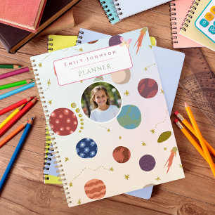 Agenda Nombre y Foto Personalizados Lindos para Niños Ast