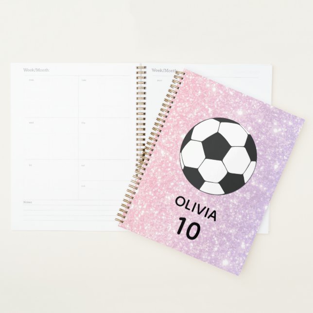 Agenda Nombre Y Número Personalizados Del Fútbol De Fútbo (Demostración)