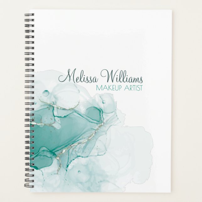 Agenda Nombres de monogramas y profesión de purpurina de  (Anverso)