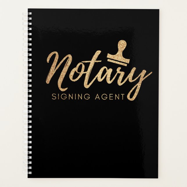 Agenda Notario Oro | (Anverso)