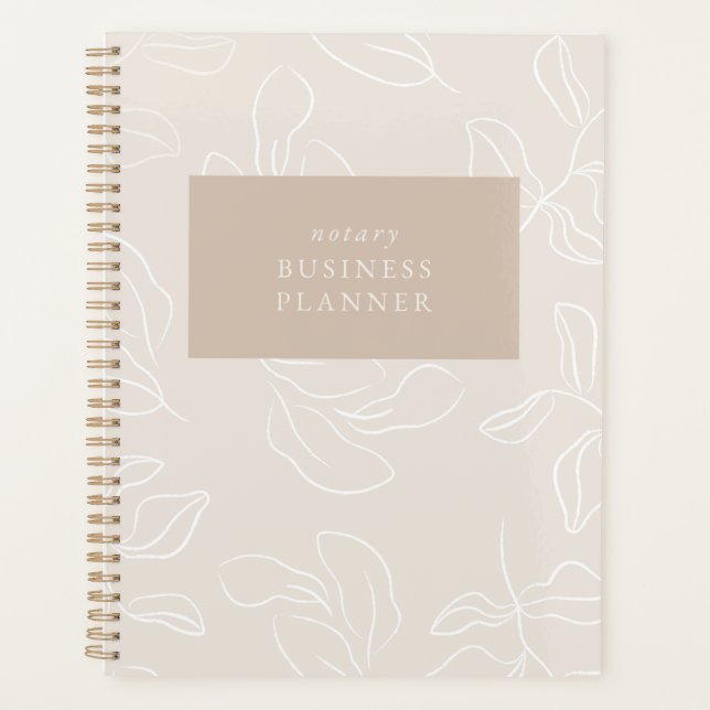 Agenda Notary Business Planner (Anverso)