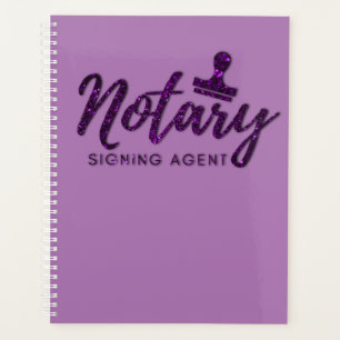 Agenda Notary Dark Purple