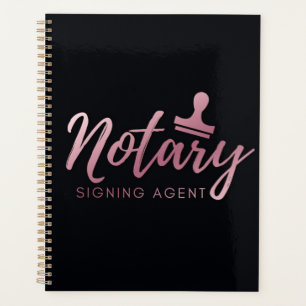 Agenda Notary Pink