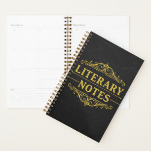 Agenda Notas literarias - Academia oscura