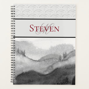 Agenda Noteb De Pintura Escénica Monocromática De Inspira
