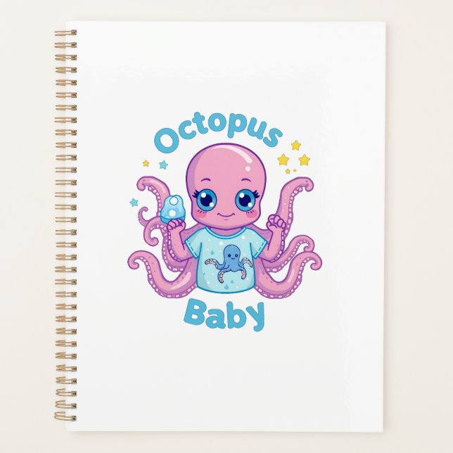 Agenda Notebook Octopus Baby  (Anverso)