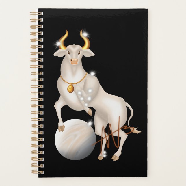 Agenda Nova Taurus Venus Zodiac (Anverso)