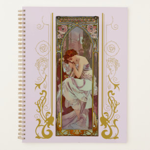 Agenda Noveau Art Alphonse Mucha Noche