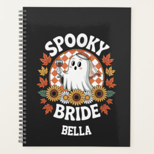 Agenda Novia Espeluznante Fantasma Halloween Personalizad