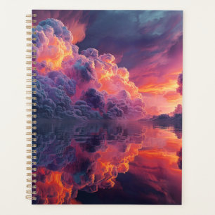 Agenda Nubes de puesta de sol surrealistas brillantes ref