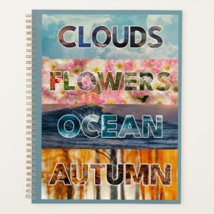 Agenda Nubes Flores Océano Otoño – Arte de Palabras de la