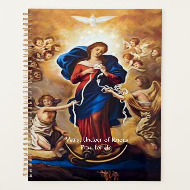 Agenda Nuestra Señora del Deshacer de la Oración de los N (Anverso)
