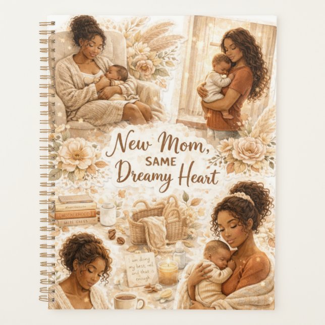 Agenda Nueva mamá mismo corazón soñador (Anverso)