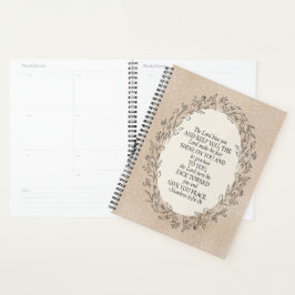 Agenda Numbers 6:24–26 The Lord Bless You Neutral Vintage