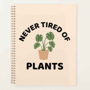 Agenda Nunca cansado de la jardinería de plantas