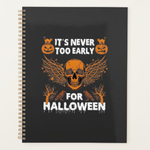 Agenda Nunca Es Demasiado Temprano Halloween Cráneo Vid W