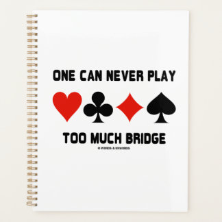 Agenda Nunca Se Puede Jugar Demasiado Puente Cuatro Traje